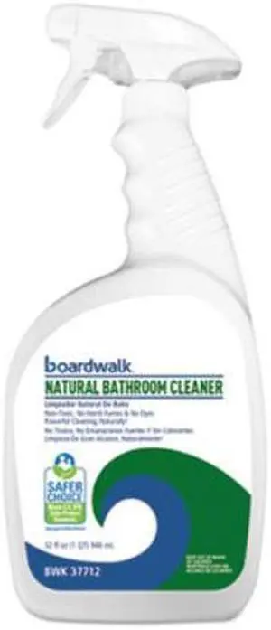 Boardwalk BWK47712EA All-Natural Bathroom Cleaner, 32 oz. Spray Bottle