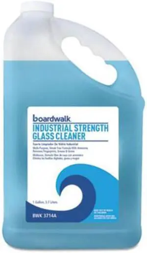 Boardwalk BWK4714AEA Industrial Strength Glass Cleaner with Ammonia, 1 gal. Bottle