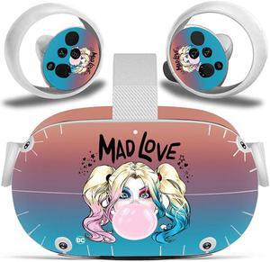 Misskit Vinyl Skin Sticker for Oculus Quest 2 VR Headset Controller PVC Decals Cute Cartoon Wrap Cover for Oculus Quest 2 Accessories