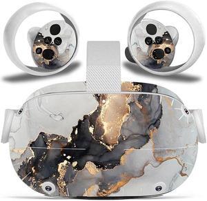 Misskit Vinyl Skin Sticker for Oculus Quest 2 VR Headset Controller PVC Decals Cute Cartoon Wrap Cover for Oculus Quest 2 Accessories