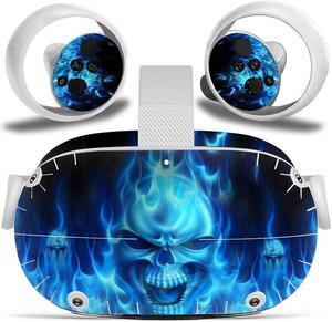 Misskit Vinyl Skin Sticker for Oculus Quest 2 VR Headset Controller PVC Decals Cute Cartoon Wrap Cover for Oculus Quest 2 Accessories