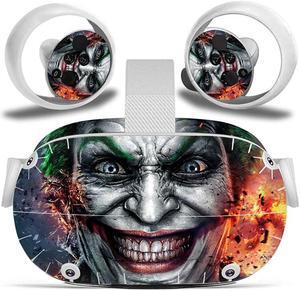 Misskit Vinyl Skin Sticker for Oculus Quest 2 VR Headset Controller PVC Decals Cute Cartoon Wrap Cover for Oculus Quest 2 Accessories