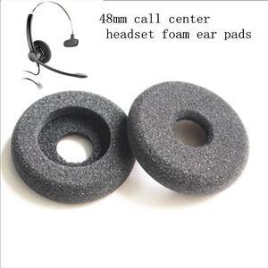 Linhuipad 2 pairs EP-48 Replacement Foam Sponge Dount Ear Pads ,48mm Cushions for SupraPlus Encore call center headphones