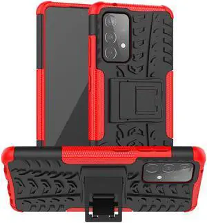 For Samsung Galaxy S22 Ultra Case Cover Anti-knock Heavy Duty Armor Phone Case(Red)