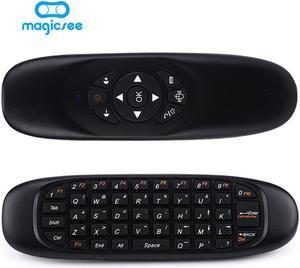 C120 All in one 2.4G air mouse Rechargeable Wireless remote control Keyboard for Android TV Box Computer Russian English Version