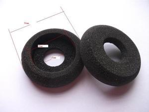 Linhuipad   56mm Sponge Ear Cushions Donut Earpads For Call Center Headphones 10pcs /lot