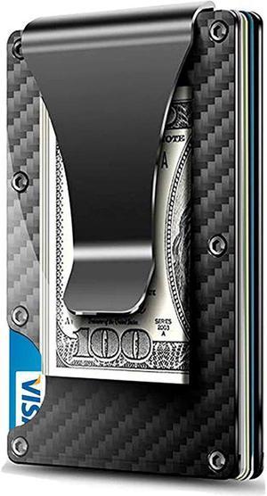 Roco Minimalist Aluminum Slim Wallet RFID Blocking Money Clip