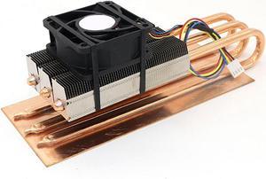 Heatsink Geforce RTX30 Series Ultra Thin Copper Mechanical Backplate Cooler Heat Sink with Fan Gold Pure Copper