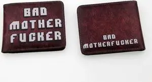 Wallet With Zipper Coin Pocket Bad Mother Boys Wallet Card Holder Vintage Gift Purse
