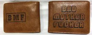Wallet With Zipper Coin Pocket Bad Mother Boys Wallet Card Holder Vintage Gift Purse