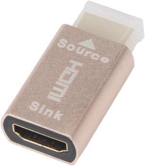 HDMI Lock Screen Signal Holder KVM HDMI2.0 Virtual Adapter EDID DDC Dummy Plug for HDMI Display Emulator Up to 3840X2160
