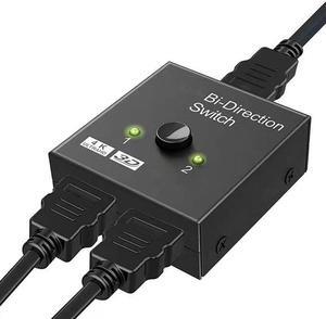 4K Switch KVM Bi-Direction 1x2/2x1 HDMI-compatible Switcher 2 in1 Out for PS4/3 TV Box Switcher Adapter