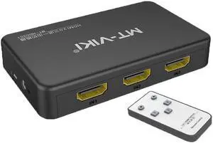 MT-VIKI HDMI-Compatible Switch Selector Remote Control infrared Switcher Suitable For Computer laptop PS4 Sharing Projector TV