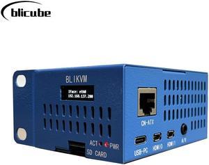 PiKVM v3 BliKVM HAT "KVM over IP" Raspberry Pi 4b PoE HDMI CSI