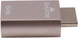 HDMI-Compatible Lock Screen Signal Holder KVM HDMI2.0 Virtual Adapter EDID DDC Dummy Plug for HDMI-Compatible Emulator