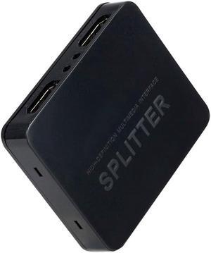 4K HDMI-Compatible Splitter 1x2 1 in 2 out 1080p HDCP Stripper 3D Splitter Power Signal Amplifier 4K Splitter For PS3 HDTV DVD