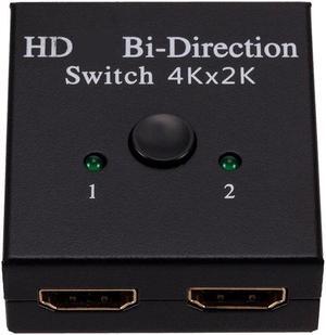 HDMI-compatible Splitter 4K Switch KVM Bi-Direction 1x2/2x1 HDMI-compatible Switcher 2 in1 Out for PS4/3 TV Box Switcher Adapter