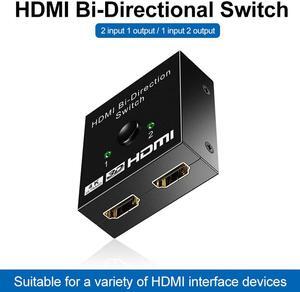 Compatible Splitter 4K Switch KVM Bi-Direction 1x2/2x1 Out Converter HD-Compatible HDMI for  Xbox PC TV BOX Cable Adapter