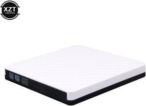 USB 3.0 &Type C DVD Drive, CD Burner Driver Drive-free High-speed Read-write Recorder, External DVD-RW Reader optical drive case