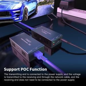 Extender  Audio Video Converter For PC Ps5 TV Monitor HDMI KVM extender 60M over cat5/6 ethernet cable 1080P hdmi 4k cable