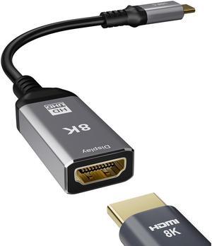 USB Type C To HDMI Adapter Ultra HD 8K USB C HDMI 2.1 Male To Female Cable Thunderbolt 3 For MacBook HUAWEI Samsung