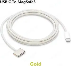 USB Type C To Magsafe 3 Magnetic Charger Cord Laptop Charging Cable Converter PD 140W for MacBook Air/Pro A2442 A2485 A2681 USB Type C To Magsafe 3 Magnetic Charger Cord Laptop Charging Cable Converter PD 140W for MacBook Air/Pro A2442 A2485 A2681