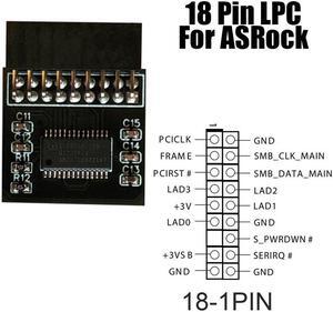 For ASROCK 18PIN LPC Motherboard Windows 11 TPM 2.0 Security Module Board x 1