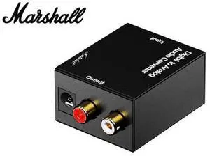 Digital to Analog Audio Converter Toslink RCA Adapter Optical Coaxial Toslink Signal to Analog Audio RCA Converter for TV Box