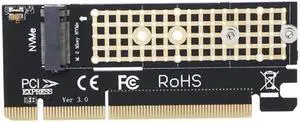 M.2 NVMe NGFF SSD To PCIE X16 Adapter M-Key Interface Expansion Card Full Speed
