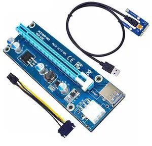 Mini PCIe to PCIe 16X Riser for Laptop External Video Card Mini ITX to PCI-e slot Expansion Card For Bitcoin BTC Miner Machine
