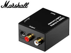 Digital Optical Coaxial Toslink Signal To Analog Audio Converter Adapter Digital to Analog Audio Converter Digital Toslink / Fiber SPDIF to RCA Audio Converter (Fibre version)