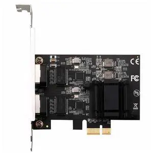 2.5GBase-T Gigabit Network Adapter with 2 Ports 2500Mbps PCIe 2.5gb Ethernet Card RJ45 LAN Controller Card