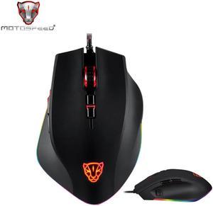 V80 5000DPI Optical RGB Backlight USB Wired Gaming Mouse PMW3325 Ergonomic Gamer Mice for PC Laptop PK V30 V40 V60 V70