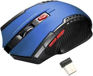 2.4G Wireless Mouse 6 Buttons Professional Optical Mouse Adjustable 2400DPI Wireless Gaming Mouse Gamer Mouse Mice For PC Laptop