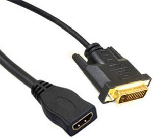 DVI-D 24+1 Pin Male to HDMI Female Adapter Converter Cable HDMI Converter for HDTV 1080P DVD Laptop PS3