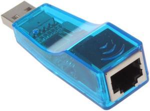 USB Ethernet Adapter USB 2.0 to RJ45 Ethernet Network Card LAN Adapter Windows 7/8/10/XP USB Ethernet Connector RD9700