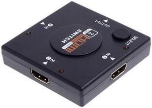 New 1Pcs Wholesale Mini HDMI Port 3 Port HDMI Splitter HDMI Switch Switcher for HDTV 1080P Vedio