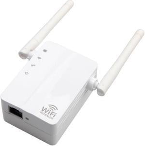 High Flexibility 300Mbps Wireless-N Range Extender WiFi Repeater Signal Booster Network Wireless Router White