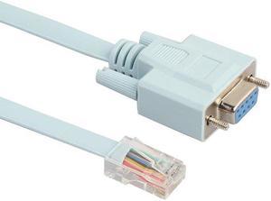 RJ45 Cat5e CAT6 to RS232 DB9 Console Router Cable