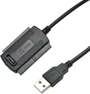 High Speed 480Mb/s 3 in 1 USB 2.0 Cable Adapter USB To 2.5/3.5/5.25inch SATA IDE Adapters