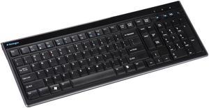 Kensington K72357US Slim Type USB Keyboard Compatible with PC or Mac (Black)