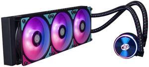 CoolerMaster MasterLiquid PL360 FLUX 30th Edition Close-Loop AIO CPU Liquid Cooler,Gen2 ARGB Dual Loop Pump, 360mm Radiator, Mobius 120P Fans, AMD Ryzen AM5/AM4, Intel LGA1700/1200 (MLY-D36M-A23PZ-30)