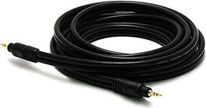 Monoprice 105578 10-Feet Premium Stereo Male to Stereo Male 22AWG Audio Cable, Black
