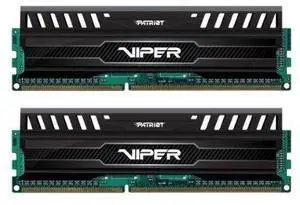 Patriot Memory Performance Viper 3 DDR3 8GB Memory Kit PC3-15000 (1866MHZ) PV38G186C0K Black Mamba