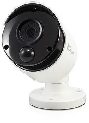 SWANN Indoor/Outdoor Surveillance Security Camera, 4K Ultra HD Wired PIR Add-on Bullet Camera, Night Vision, Thermal, Heat & Motion Sensing