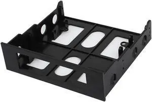 3.5" to 5.25" Drive Bay Computer Case Adapter Bracket - Black/3.5 " to 5.25 " Floppy Mounting Kit Bracket, Hard Drive DVD ROM to Floppy