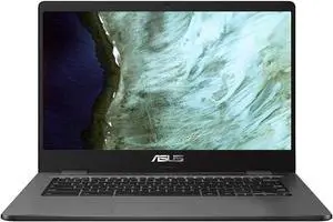 ASUS - 14.0" Chromebook - Intel Celeron N3350 - 4GB Memory - 32GB eMMC (Grey)