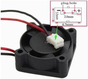 mini DC 5V 25mm 2510s 25x25x10mm 2pin Brushless Cooling Fan quiet