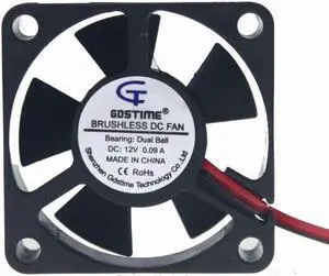 Ball Bearing 35mm 35X35x10mm 12V Brushless Cooling Fan 2pin