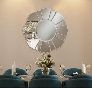 Inspired Home Kailee Wall Mirror - Accent | Flower Shape,
